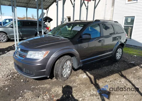 2016 Dodge Journey Se from USA, damaged, VIN 3C4PDCAB3GT218287